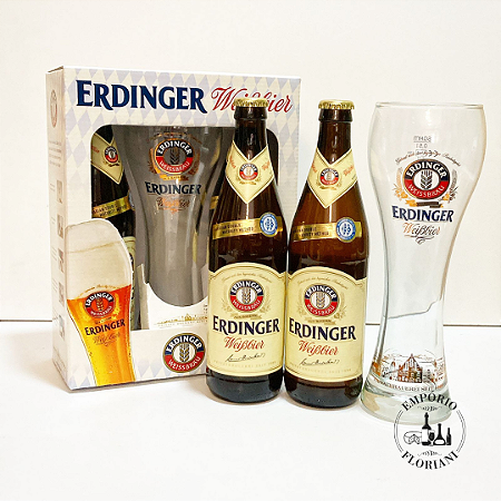 Kit cerveja alemã Erdinger