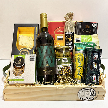 Cesta gourmet vinho 6