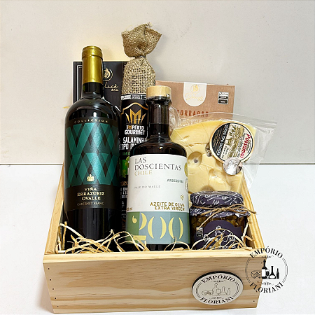 Cesta gourmet vinho 10