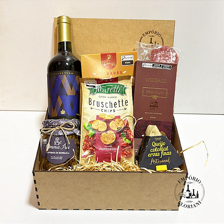 Cesta gourmet vinho 3