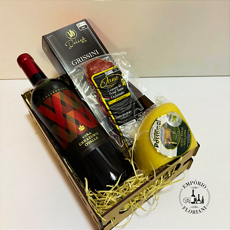 Cesta gourmet vinho 2