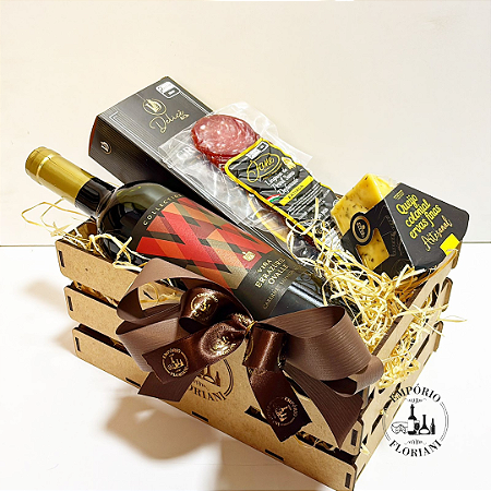 Cesta gourmet vinho 5