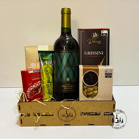 Cesta gourmet vinho 5