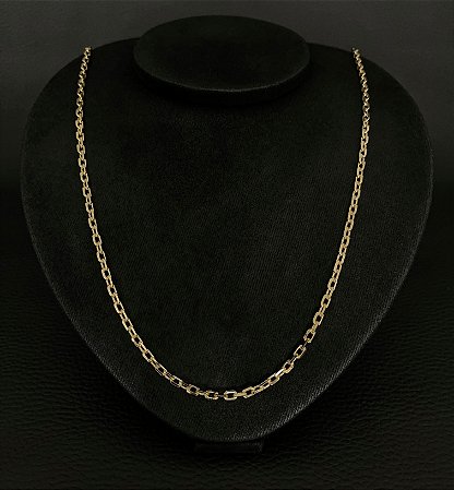 Corrente Cartier ck banhada a ouro 18k