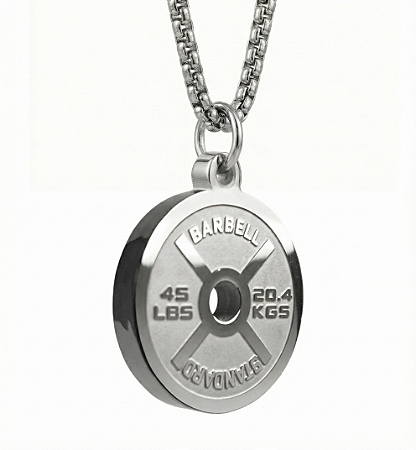 COLAR COM PINGENTE ANILHA NO PAIN NO GAIN