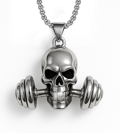 COLAR CAVEIRA COM HALTER