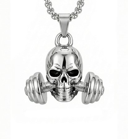 COLAR CAVEIRA COM HALTER