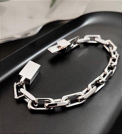 Pulseira Torion elite com fecho box aço inoxidável