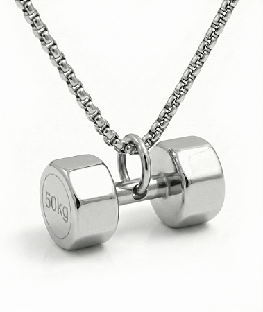 COLAR COM PINGENTE HALTER DECAGONAL