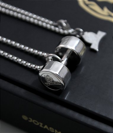 COLAR COM PINGENTE HALTER DECAGONAL