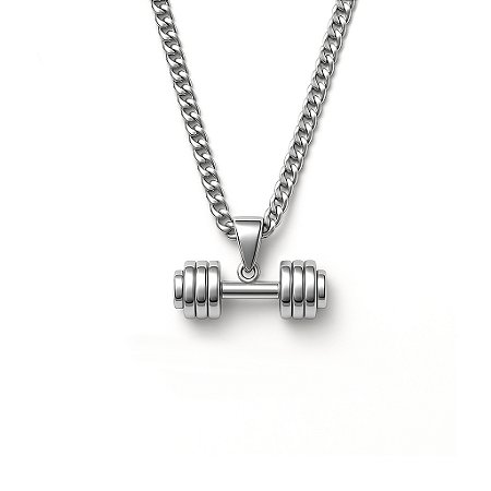 Colar com pingente halter mini horizontal