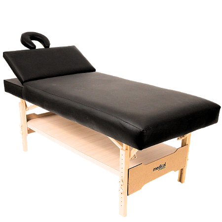 Maca para Estética e Spa com regulagem de Altura e Cabeceira Reclinavel- Alpes - 80 CM de Largura- ESCADA BRINDE