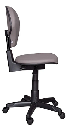 Mocho Odontologico Concha Back Base Preta - Cinza