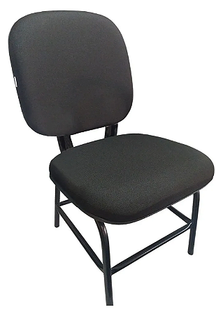 Cadeira Para Obeso Fixa Reforçada De Escritorio Até 180kg