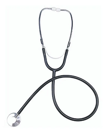 Estetoscópio Accumed Simple Premium para Adultos Preto