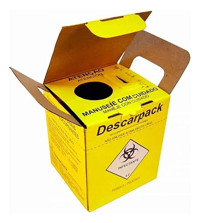 Caixa Coletora Para Material Perfurocortante 3l