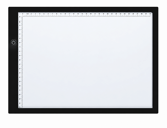 Negatoscópio 1 Corpo Led Médico Panorâmico Portátil Mesa A4