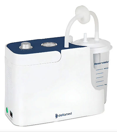 Aspirador De Fluídos E Secreções 16 L Aspiramed Cor Branco e Azul