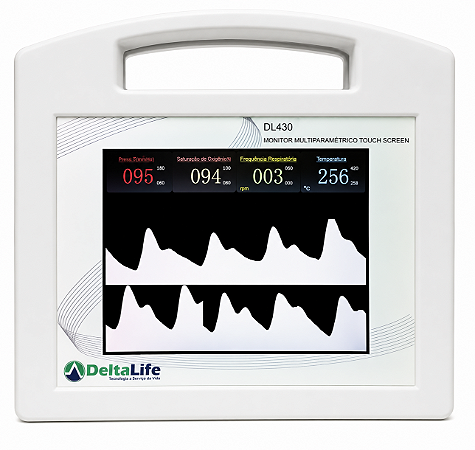 Monitor Cirúrgico Veterinário Dl430 Com 5 Parâmetros