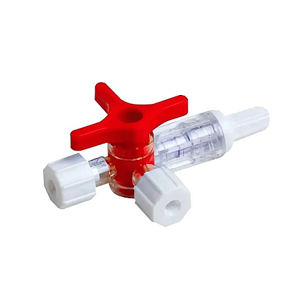 Torneira 3 Vias Luer Lock Descarpack Com 50 Unidades