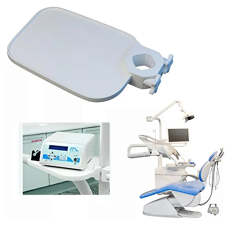 Bandeja Coluna Equipamentos Odontológicos Fixa Cor Branco