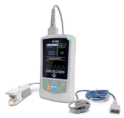 Oxímetro Ut100 Recarregável + Sensor Neonatal Tipo Y - Md