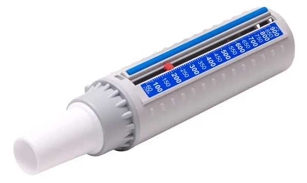 Medidor de Pico de Fluxo Expiratório Medicate Branco Escala ATS 60-900 l/m