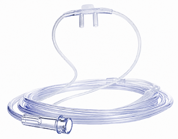 Cateter Nasal Oxigênio Canula De O2 Adulto Silicone Oculos
