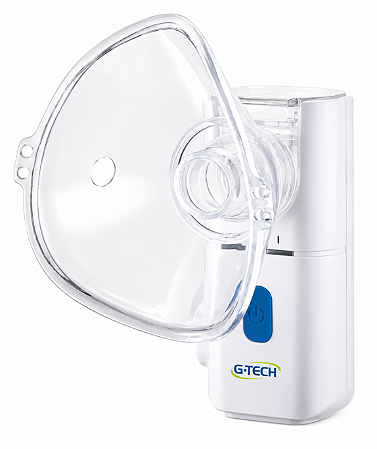Inalador E Neb G-tech Nebmesh2 Adulto E Infantil Bivolt Branco