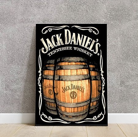 Placa decorativa Jack Daniel's