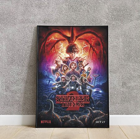 Placa decorativa Stranger Things