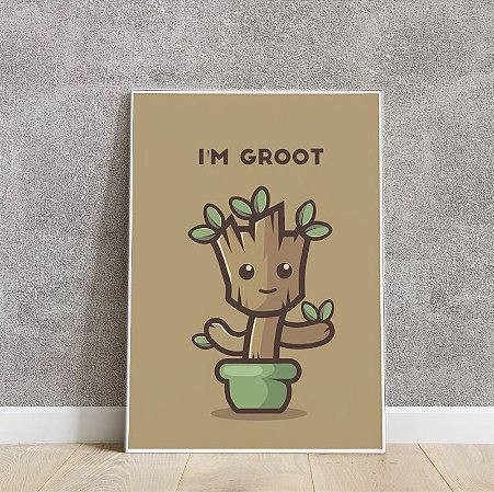 Placa decorativa Groot