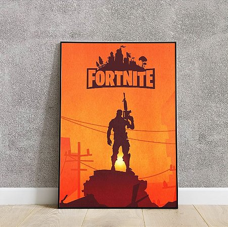 Placa decorativa fortnite