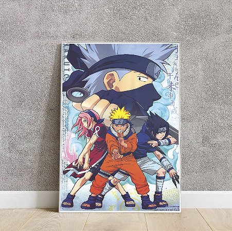 Placa decorativa Naruto