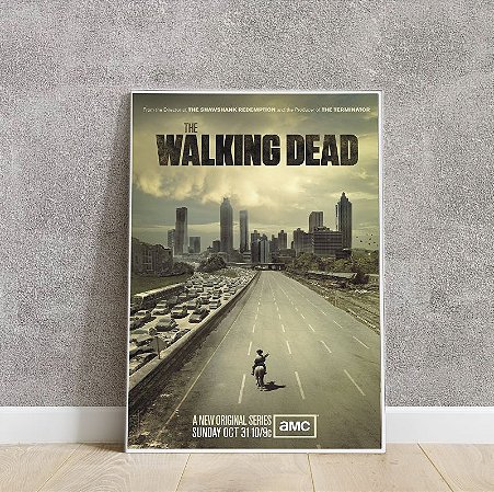 Placa decorativa the walking dead