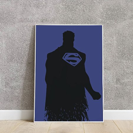 placa decorativa do Super Man