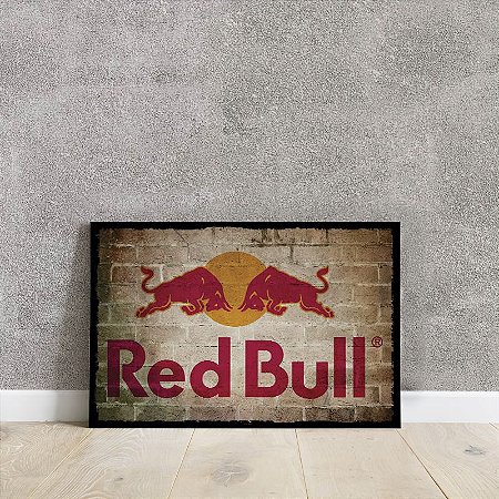 placa decorativa da Red Bull