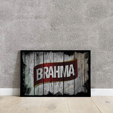 placa decorativa da Brahma