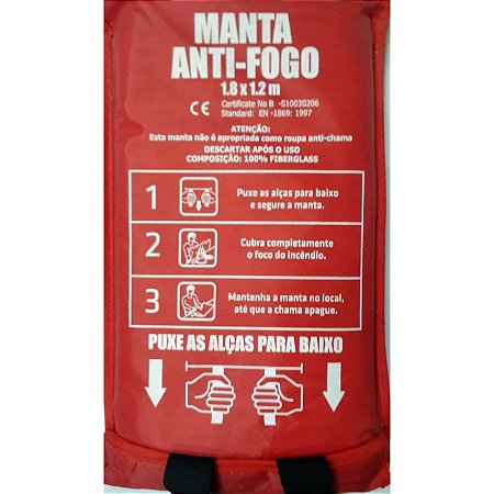 Fabricantes de Cobertor Manta Anti-Chamas - 1,2 x 1,8m - Até 500°C