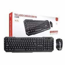 TECLADO E MOUSE ( KIT ) - S/FIO K-W40BK - C3TECH