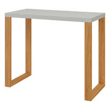 APARADOR COM PÉ  QUADRO MED. 89,5X44CM  NA COR  WHITE COM FREIJO - F-11 PRADEL
