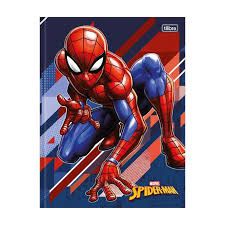 Caderno Universitário Costurado Spider Man 80Fls Tilibra