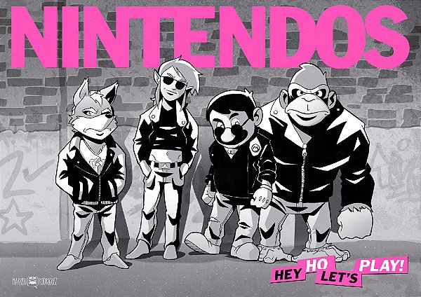 Poster Ramones Nintendo