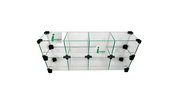 Baleiro 50 X 30 X 15 De Vidro Temperado Expositor Doce