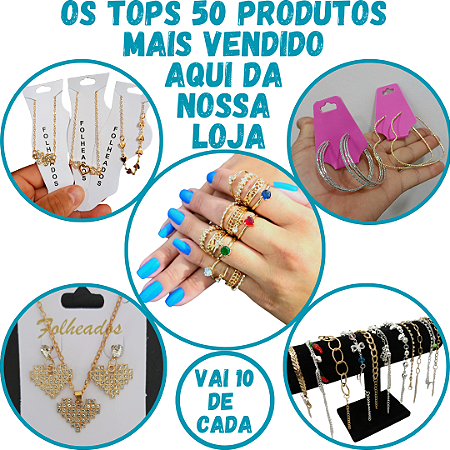 KIT Com os Produtos Mais Vendido da Nossa Loja 50 PEÇAS AS MAIS TOP GARGANTILHA COM PINGENTE- LEIA O ANUNCIO