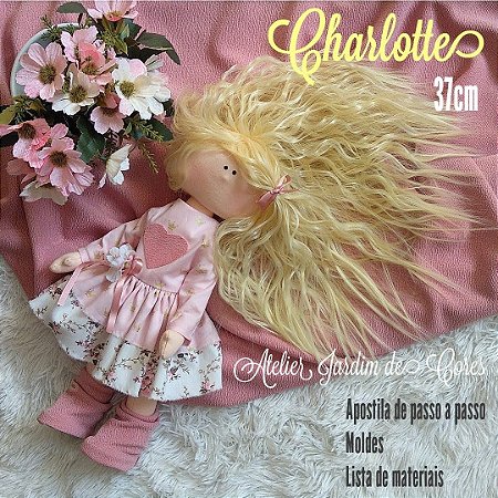 Apostila digital Boneca Russa Charlotte 37cm