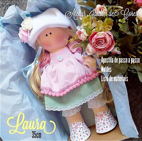 Apostila digital Boneca Laura 35cm