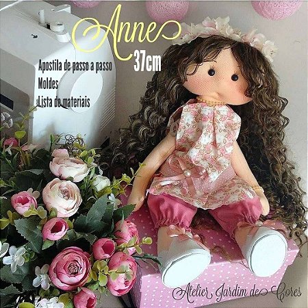 Apostila digital Boneca Anne 37 cm