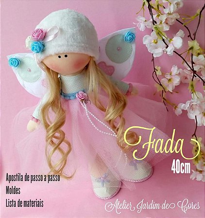Apostila digital Boneca Russa Fada 40cm