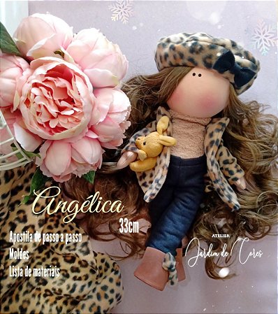 Apostila digital Boneca Angélica de 33 cm